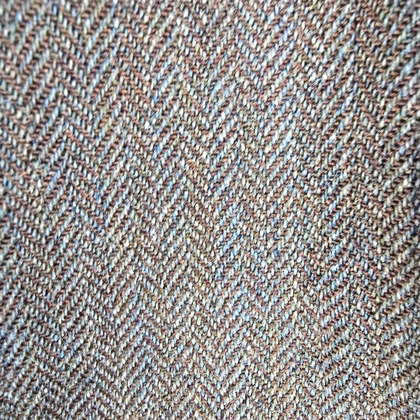 Vintage Late 1950s Hickey Freeman Green Herringbone Twill Wool Trousers (31x26)