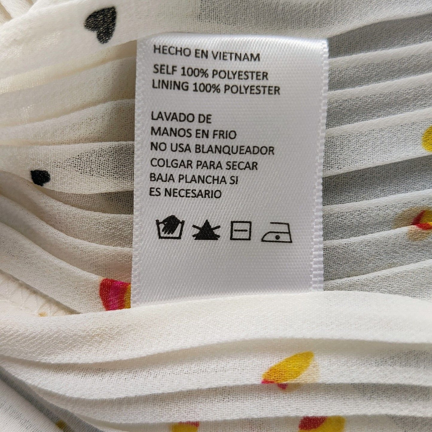 Anthropologie Paper Crane Women's White Heart Spahgetti Strap Top (Size Large)