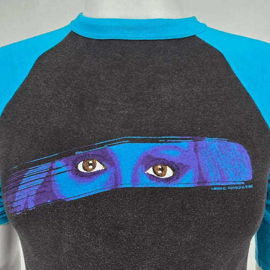 Vintage 1980s Missing Persons Spring Session M Raglan Sleeve T-Shirt (XS/S)