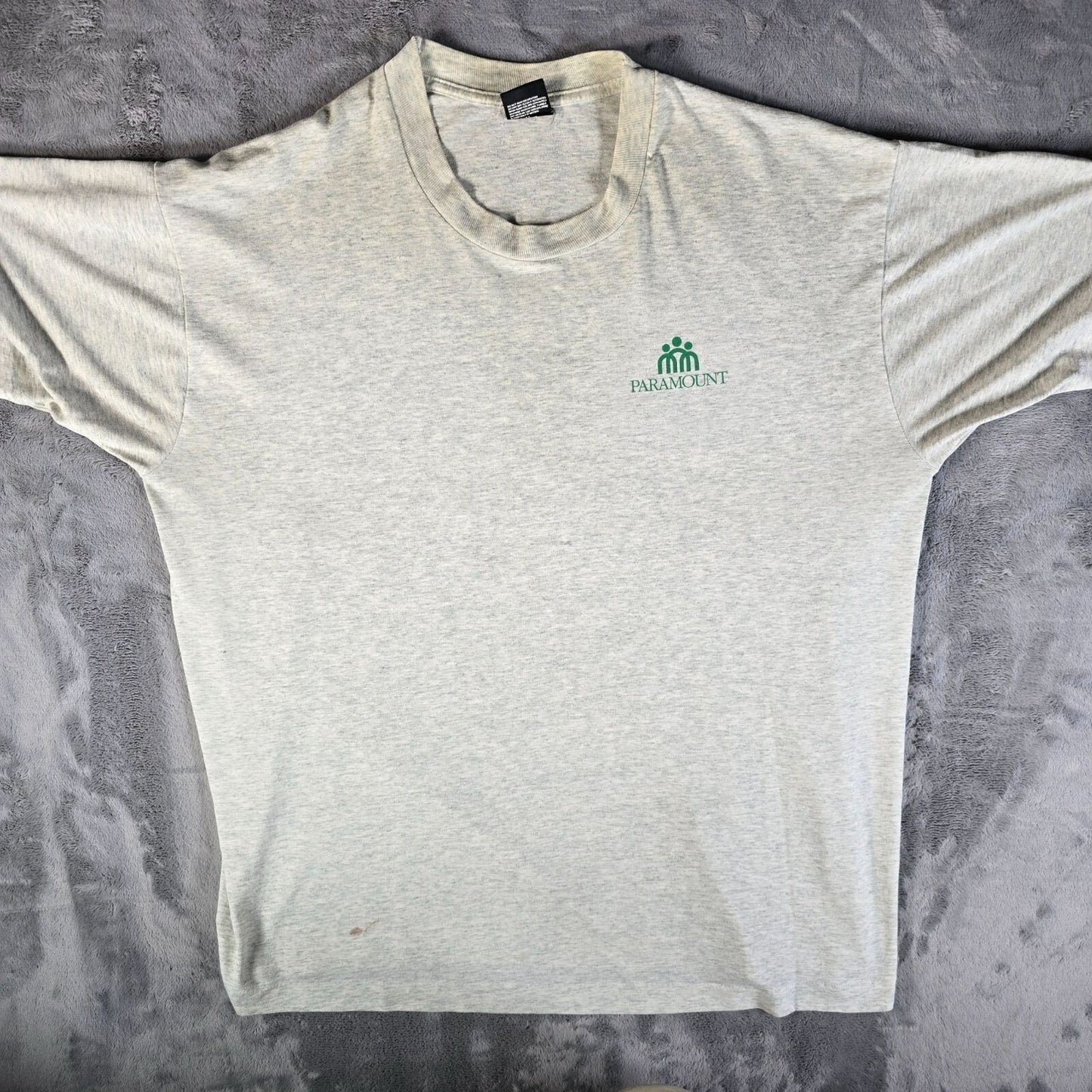 Yellowed Vintage 1990s Paramount "The Better Health Plan" Promo T-Shirt (XL)