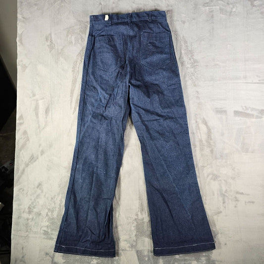 Vintage 1988 Coastal Industries US Navy Denim-Type II Utility Trousers (31x32)