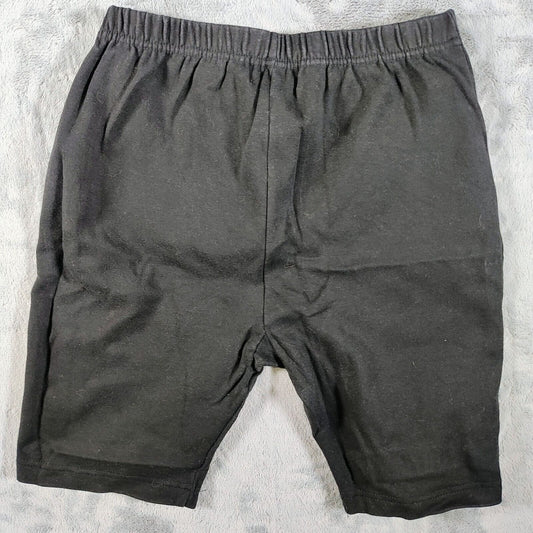 Vintage 1980s Miss Juli Black Womens Spandex Bike/Exercise Shorts (M)