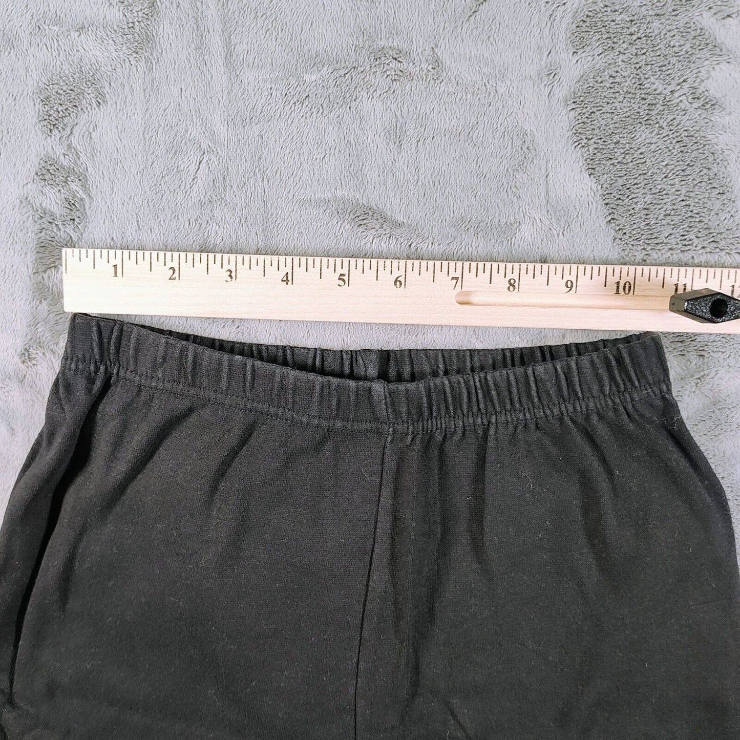 Vintage 1980s Miss Juli Black Womens Spandex Bike/Exercise Shorts (M)