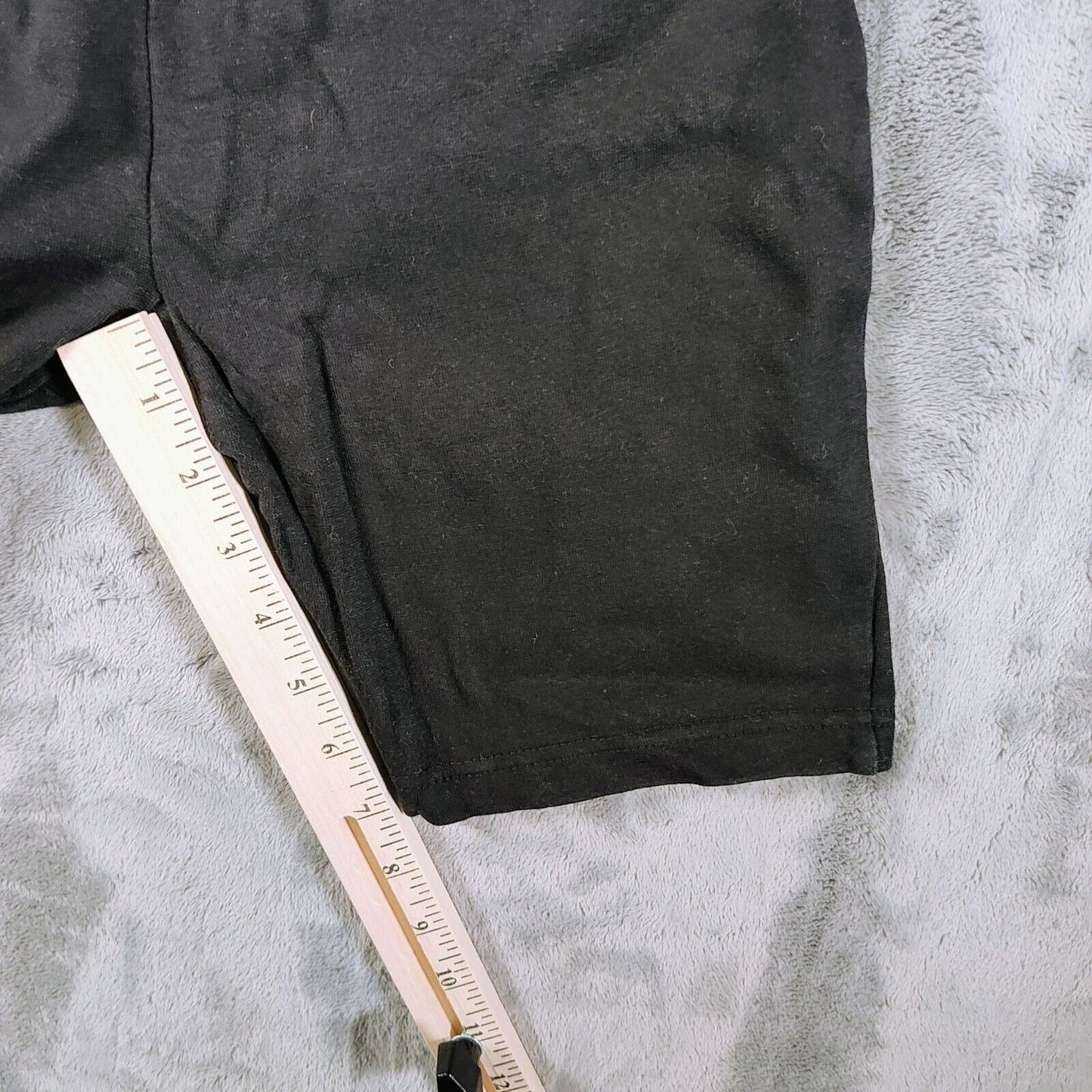 Vintage 1980s Miss Juli Black Womens Spandex Bike/Exercise Shorts (M)