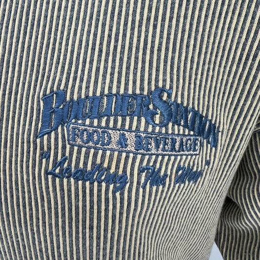 Vintage Cal Cru 1990s "Boulder Station Food & Beverage" Ribbed T-Shirt (XL)