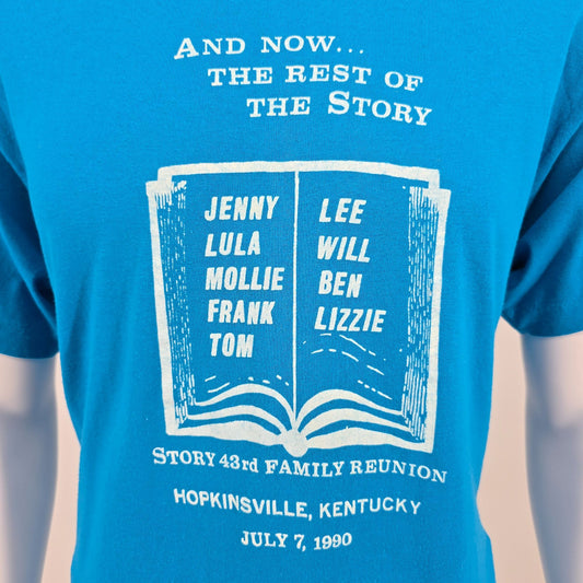 Vintage 1990 Selec-T Story 43rd Family Reunion Hopkinsville Kentucky T-Shirt (L)