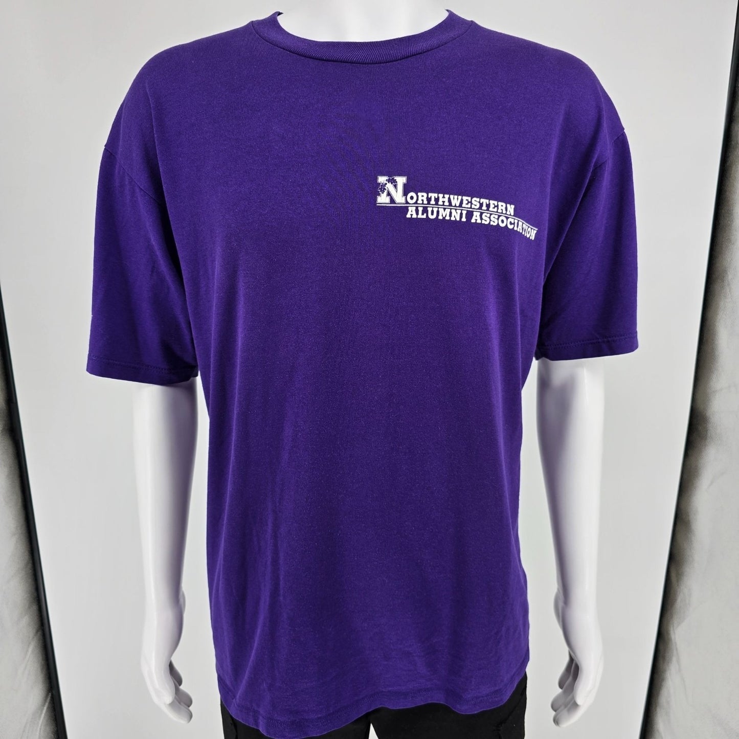 Vintage 1990s Jerzees Northwestern University Alumni Association T-Shirt (XL)