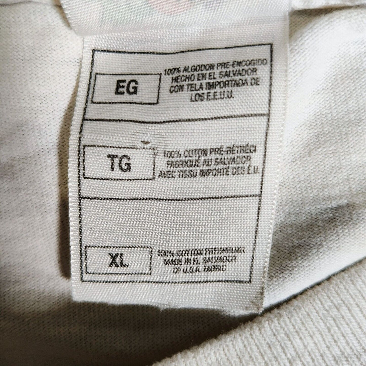 Vintage Fruit Of The Loom International Visitors Council Inc. Flags T-Shirt (XL)