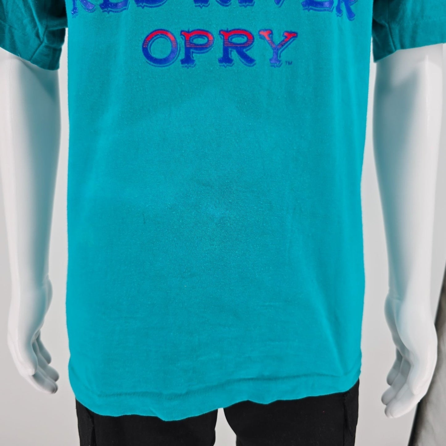 Vintage 1990s Teal Red River Opry Tempe, Arizona Country Music T-Shirt (XL)