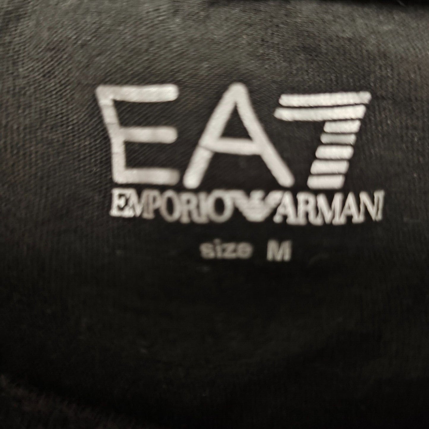 EA7 Emporio Armani Visibility Stretch-Cotton jersey, Short-Sleeved T-shirt (M)