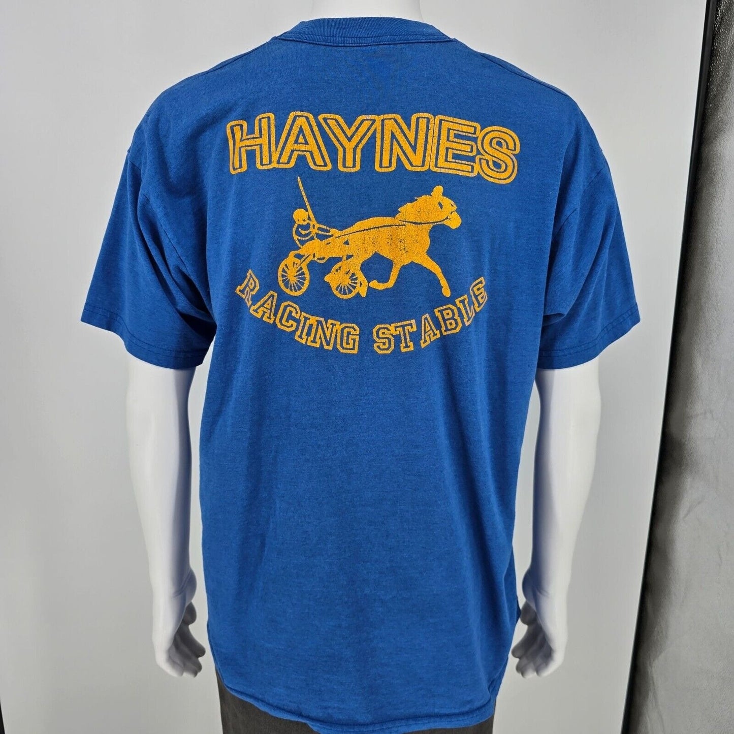 Vintage Y2K FOTL Walter Haynes Jr. Racing Stable Harnass Racing T-Shirt (XL)