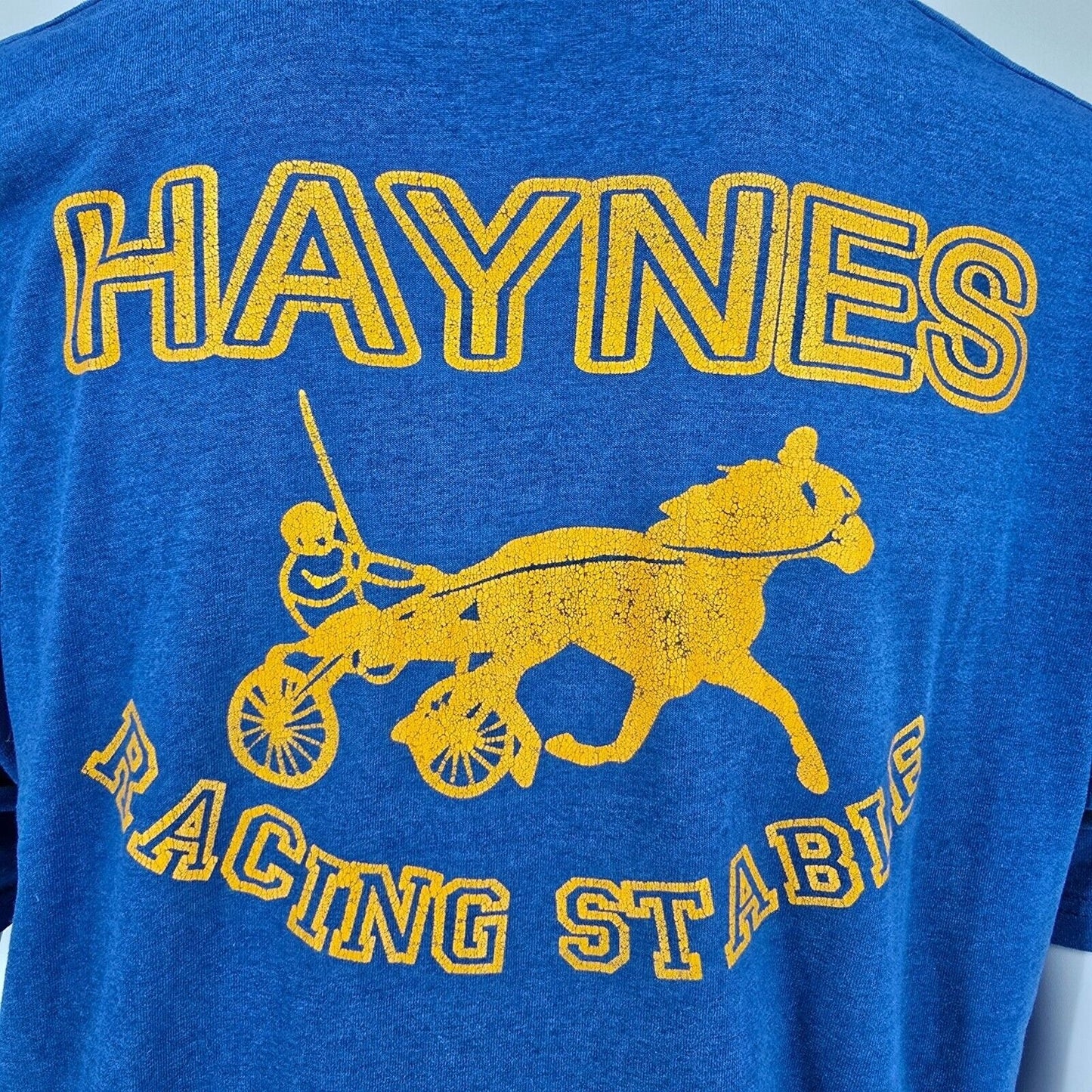 Vintage Y2K FOTL Walter Haynes Jr. Racing Stable Harnass Racing T-Shirt (XL)
