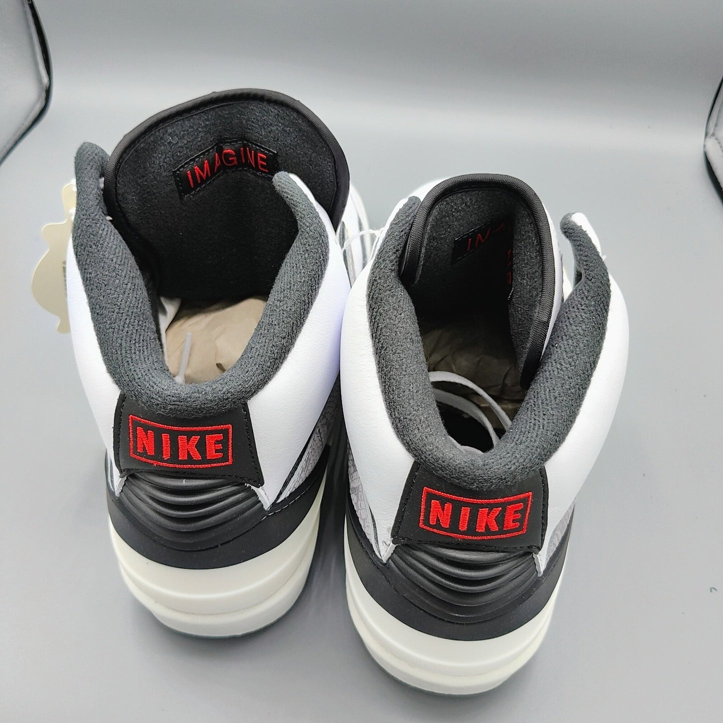 Jordan 2 Retro "Python" White/Fire Red-Black-Sail New in Box Sneakers (10.5)
