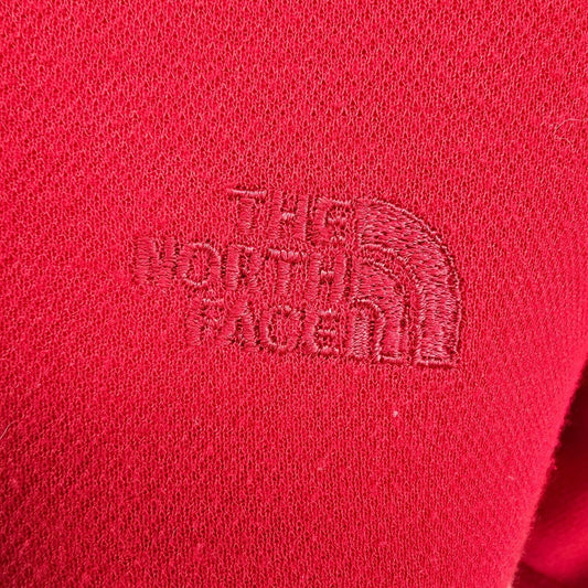 Vintage 1990s/Y2K The North Face Made in USA Red Logo Henley Shirt (Large)