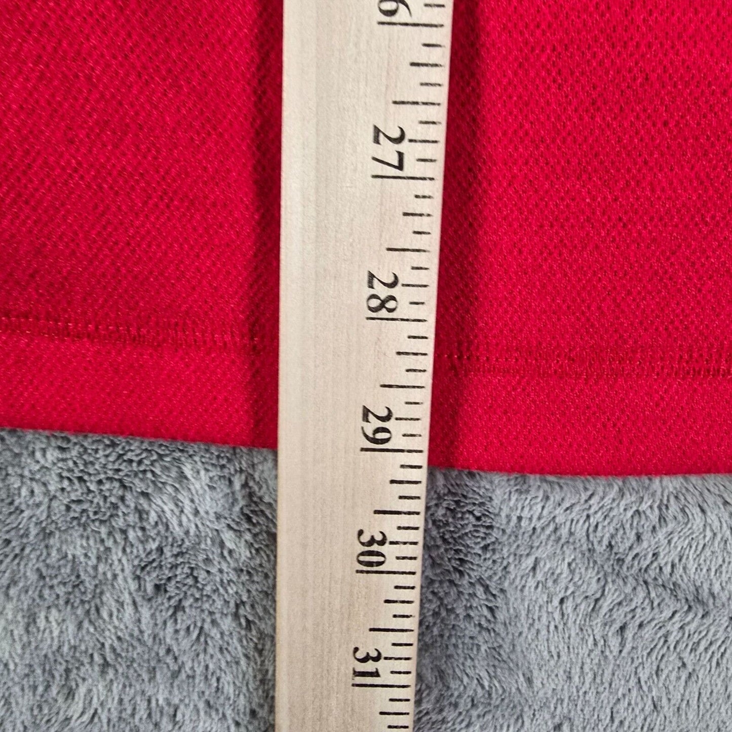 Vintage 1990s/Y2K The North Face Made in USA Red Logo Henley Shirt (Large)