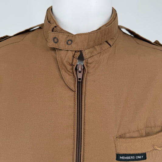 Vintage 1980s Members Only Racer Lightweight Bomber Jacket (M)