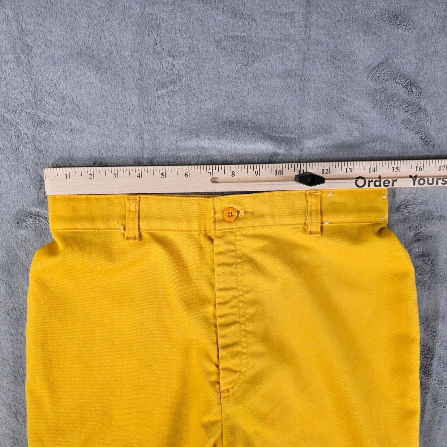 Vintage Levi's 1980 Olympic Games Team USA Women's Yellow Pants (Size 6 29x32)