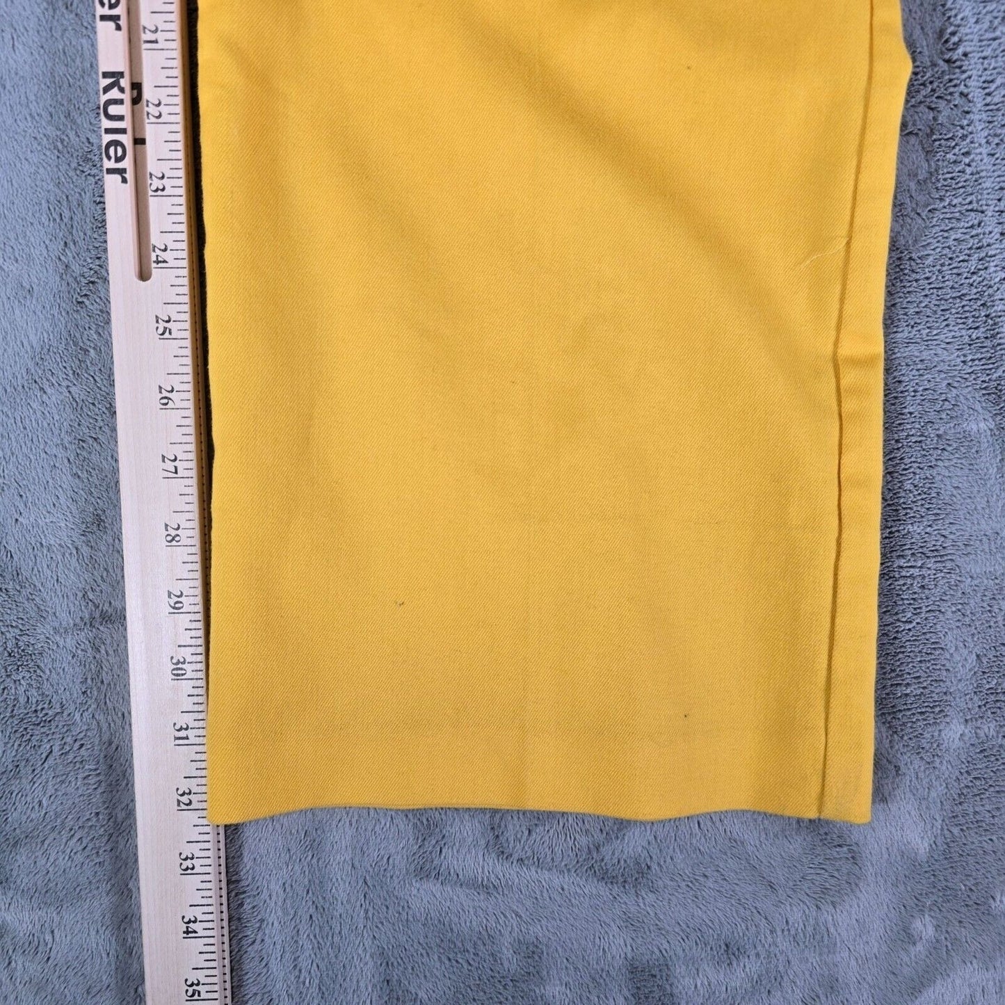 Vintage Levi's 1980 Olympic Games Team USA Women's Yellow Pants (Size 6 29x32)