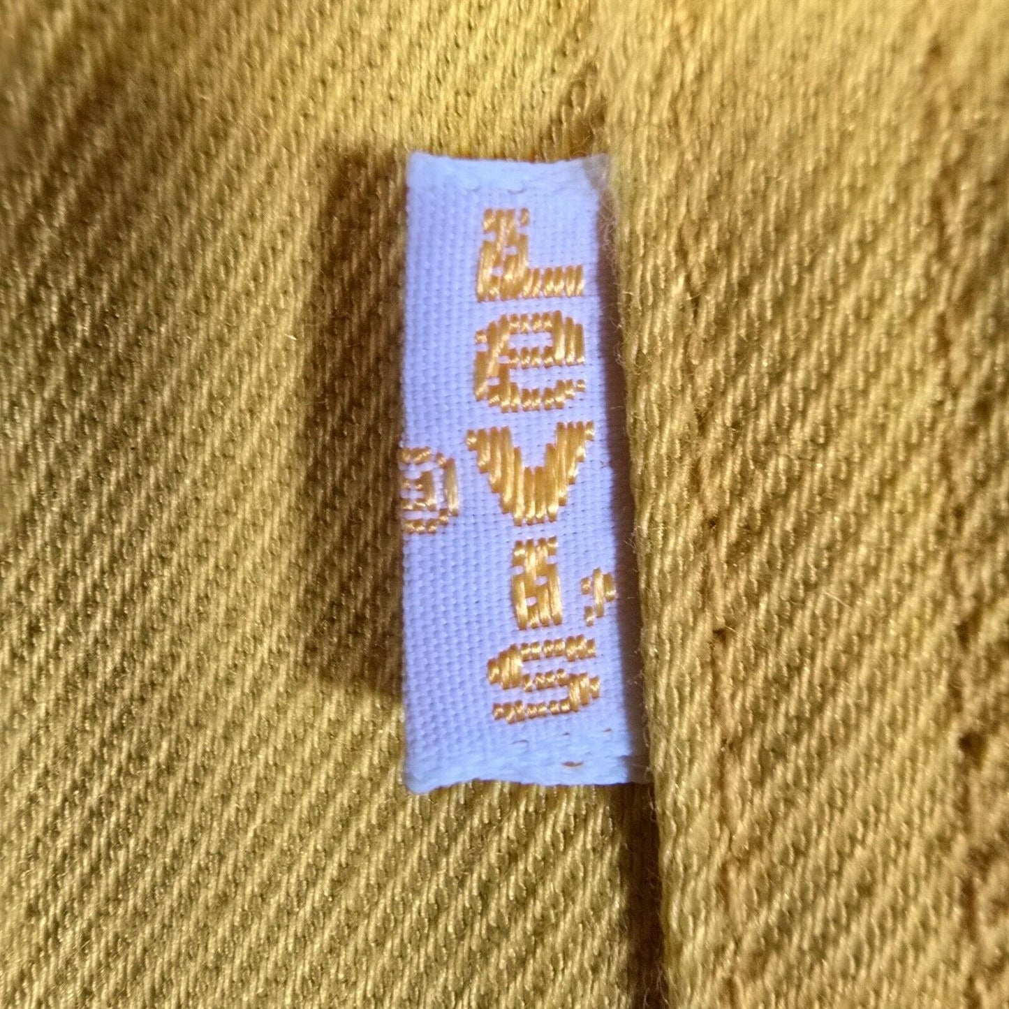 Vintage Levi's 1980 Olympic Games Team USA Women's Yellow Pants (Size 6 29x32)