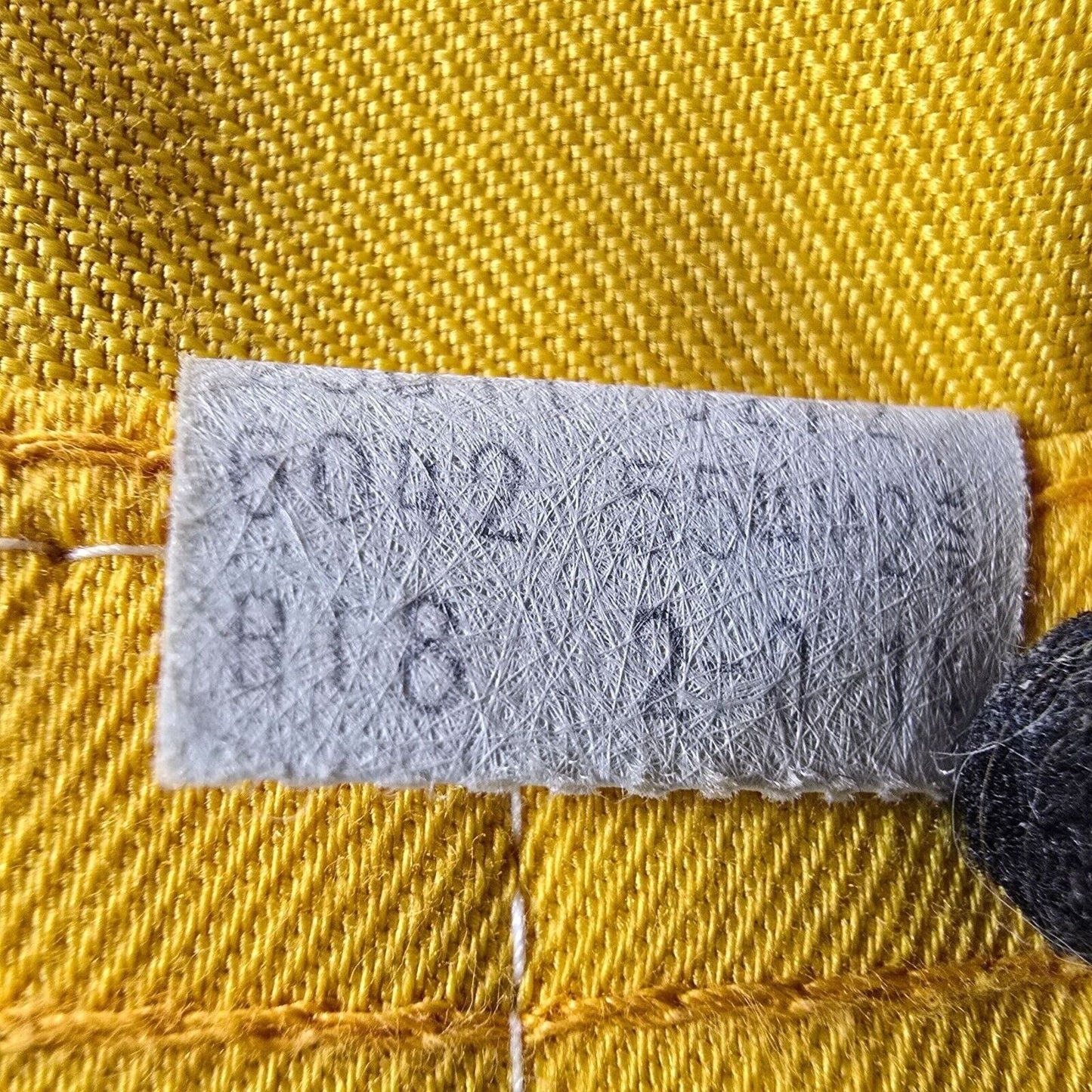 Vintage Levi's 1980 Olympic Games Team USA Women's Yellow Pants (Size 6 29x32)