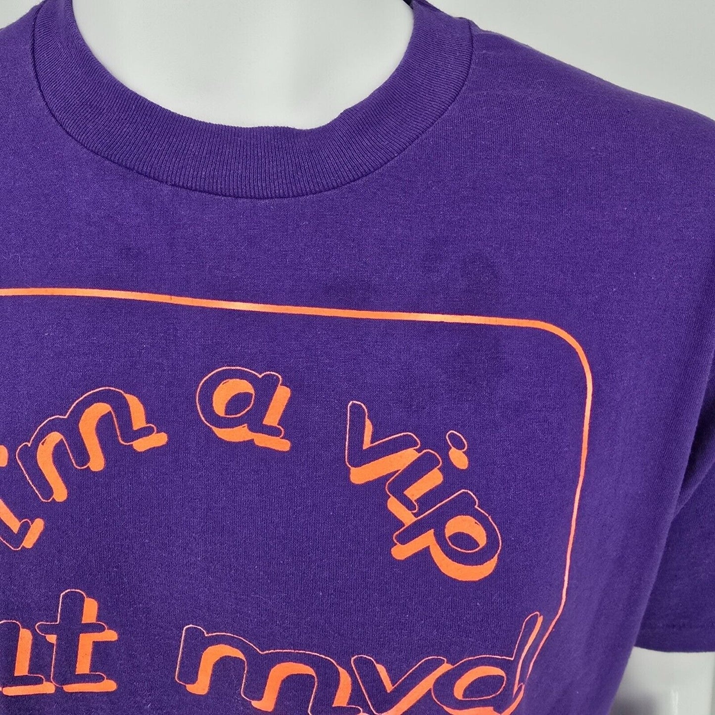 Vintage Single Stitch 1993 MVD Employee Appreciation Week Graphic T-Shirt (M)