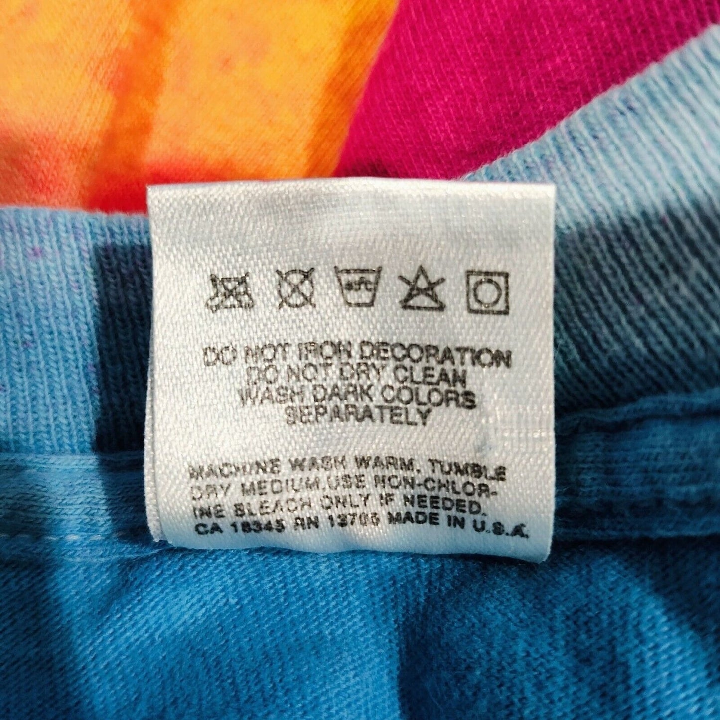 Vintage Single Stitch Tie-dye Haight Ashbury Grateful Dead T-Shirt (XXXL) -Fair