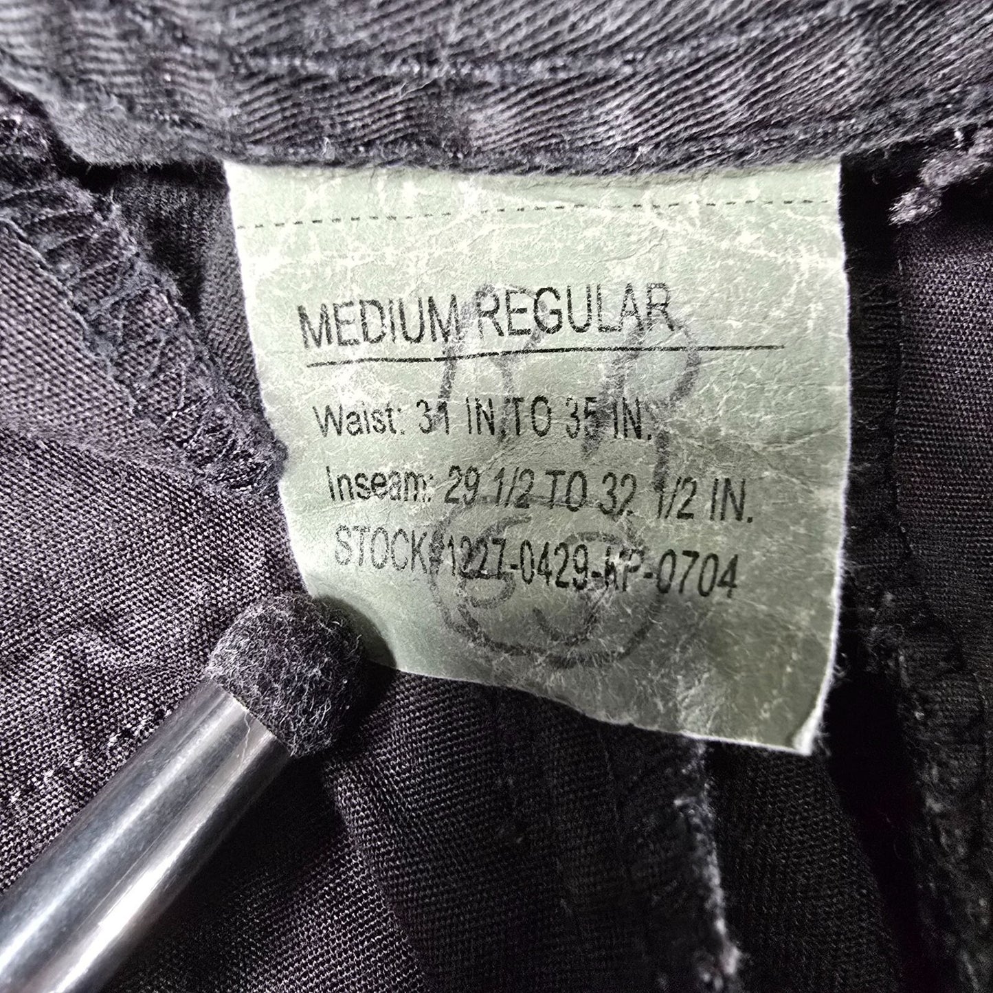 2010s Rothco B.D.U. Mens Black Military Style Tactical Cargo Pants (32x29)