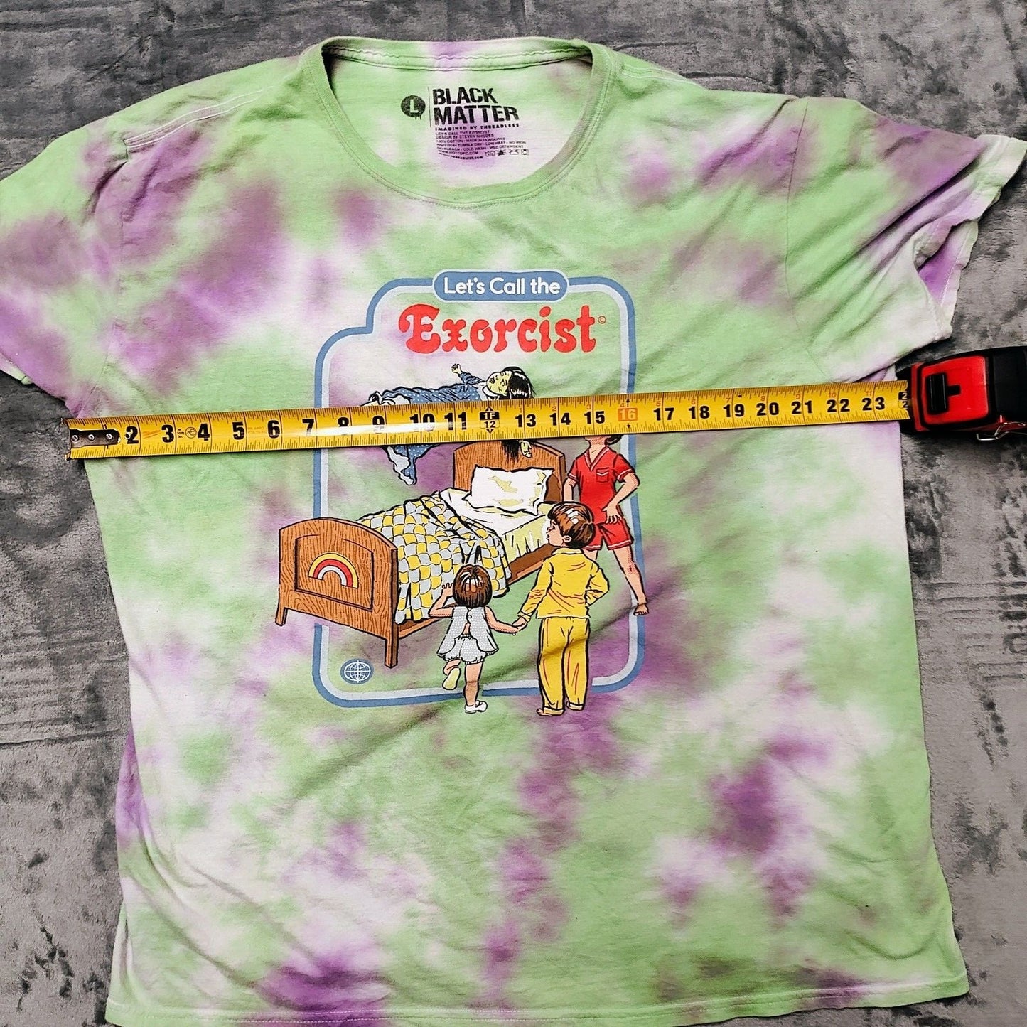 Black Matter "Let's Call the Exorcist" Steven Rhodes Tie-Dye T-Shirt (Large)