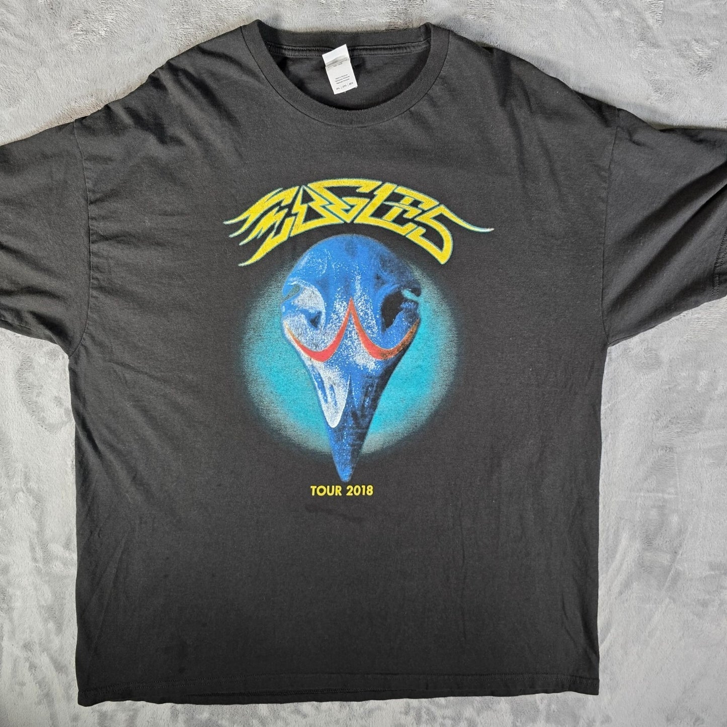 Suna Eagles Tour 2018 San Francisco and San Diego Black Concert T-Shirt (XL)