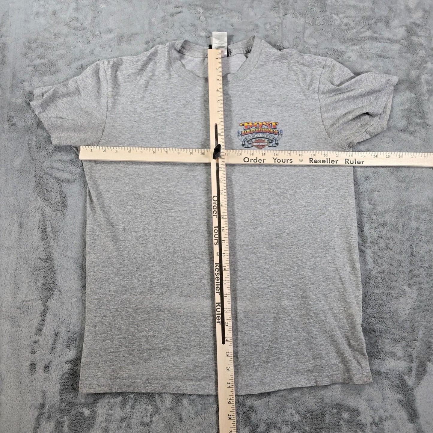 Harley-Davidson Motorcycles Bost Nashville, TN Graphic T-Shirt (L) *Flaws