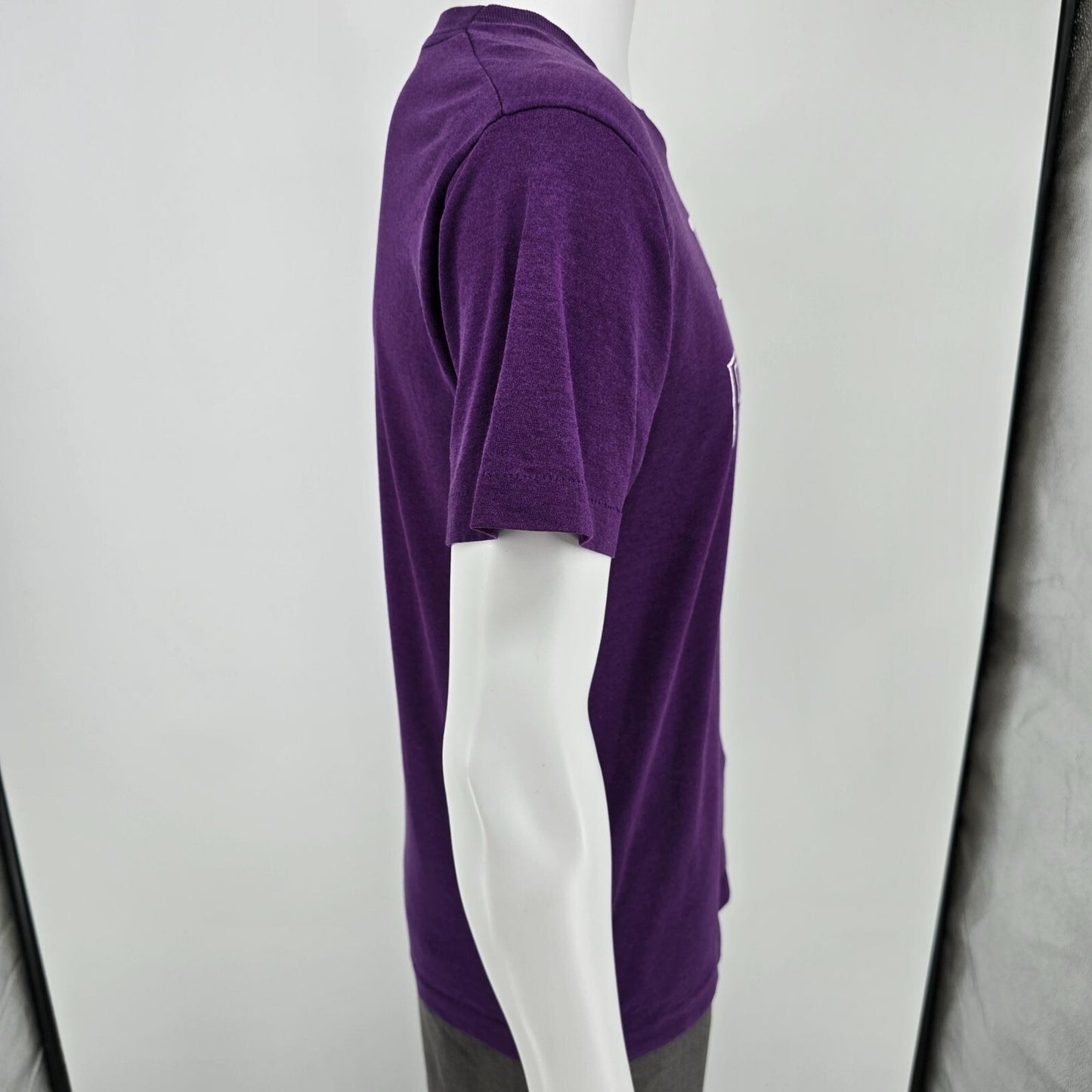 Vintage 1990s Fruit of the Loom Best "I 'Love' Purple" Single-Stitch T-Shirt (M)