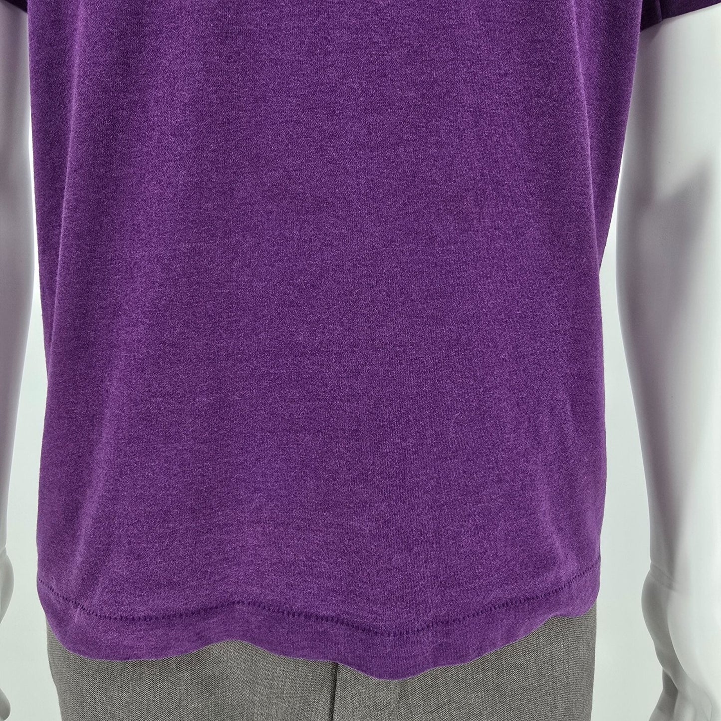 Vintage 1990s Fruit of the Loom Best "I 'Love' Purple" Single-Stitch T-Shirt (M)