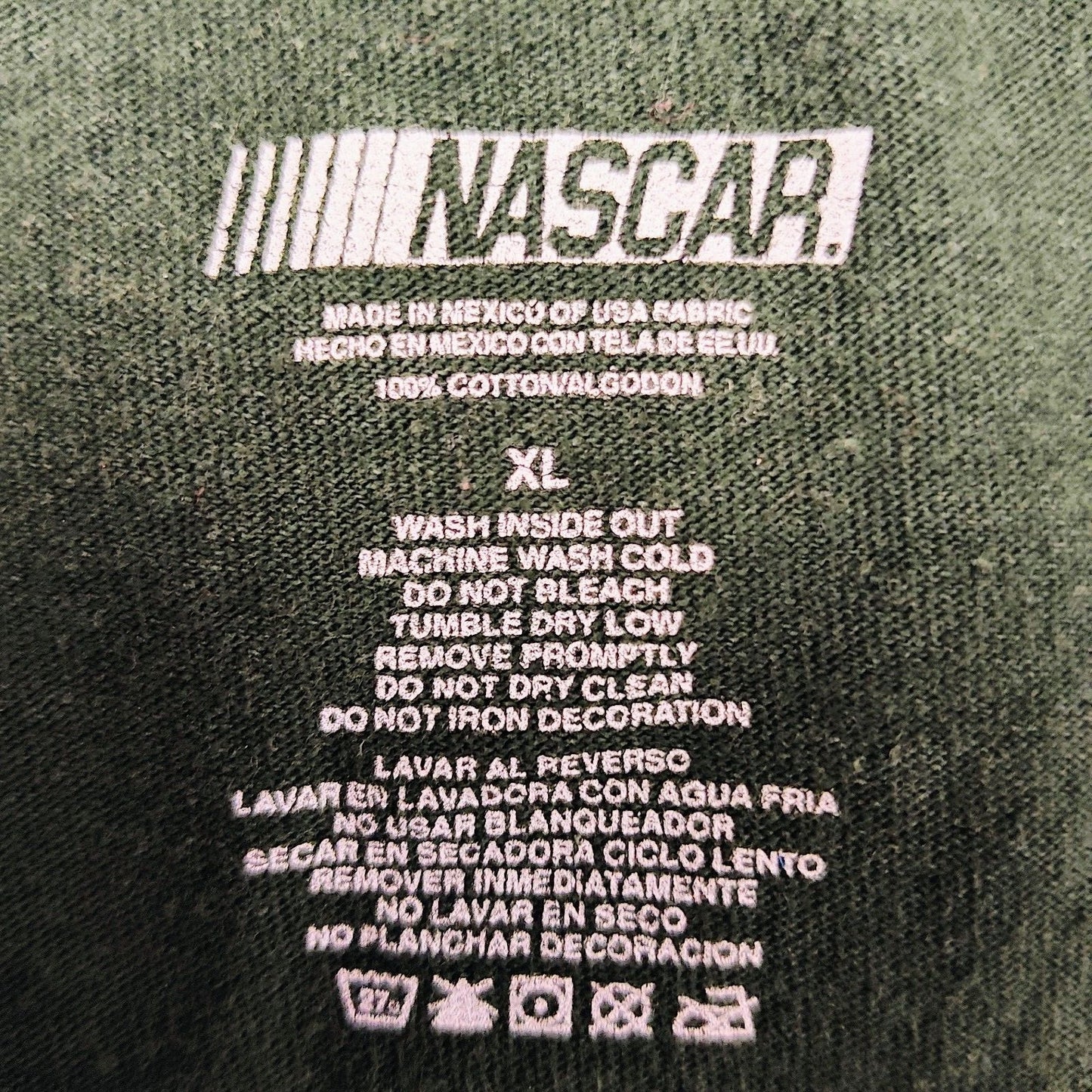 Dale JR Nascar Sprint Cup Series 2012 Diet Mountain Dew Green T-shirt (XL)
