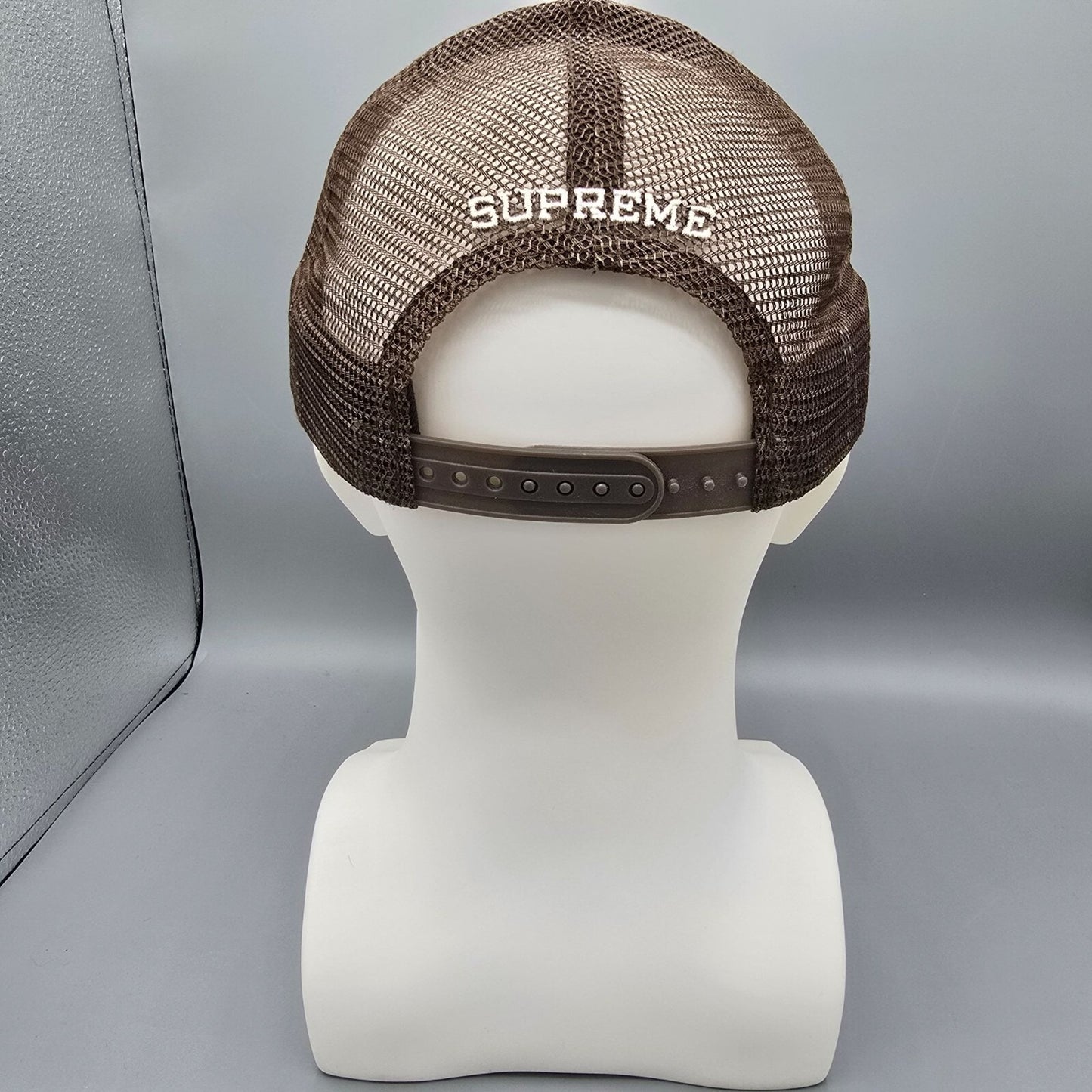 Supreme Spring Summer 2022 Alien 5-Panel Brown Snapback Mesh Trucker Hat/Cap