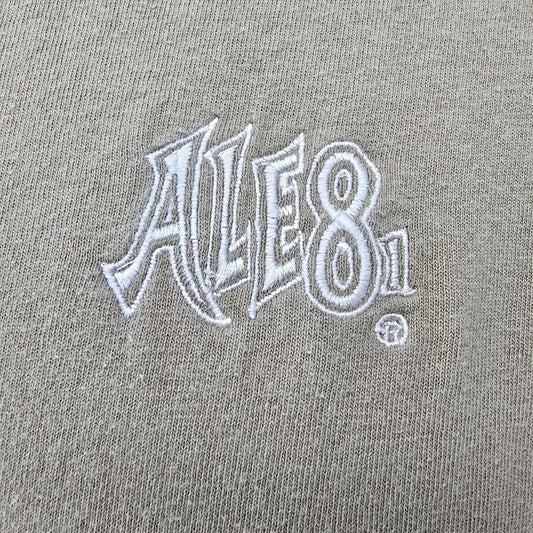 Vintage 2000s Jerzees Activewear Ale-8-One Embroidered Logo T-Shirt (M)