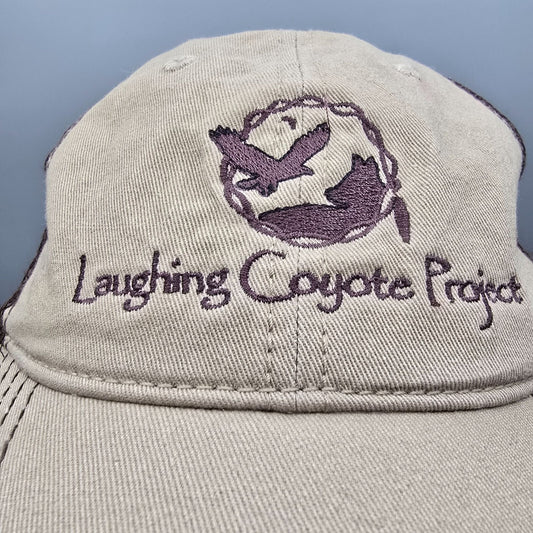 Laughing Coyote Project Beige & Brown District Super Soft Mesh Back Dad Cap