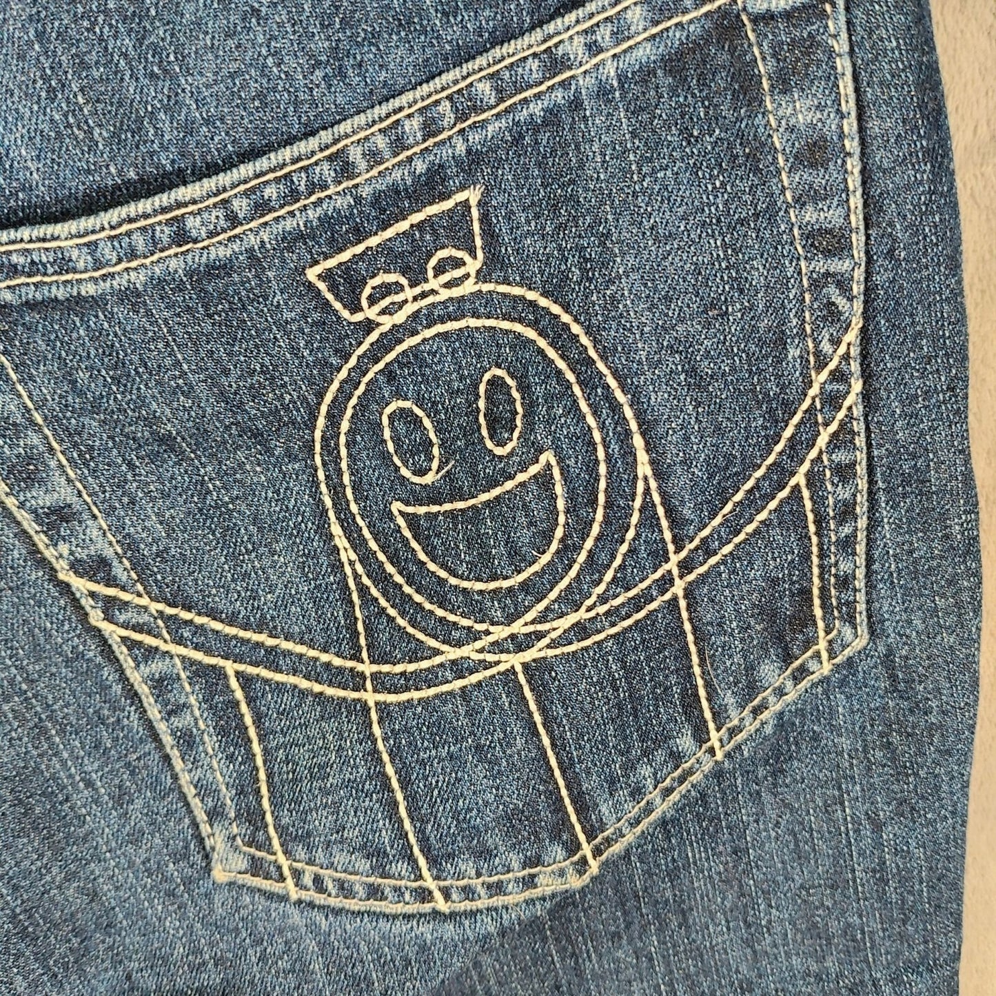 Billionaire Boys Club X Ice Cream Made in Japan DIY Cut Off Jean Shorts (34.5")