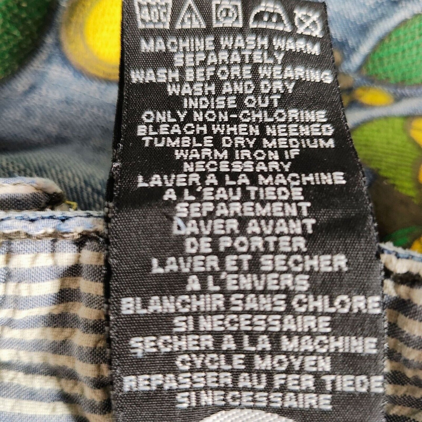 Vintage Y2K LR Genes Lifted Research Group Mens Japanese Tea Garden Jeans -36x32