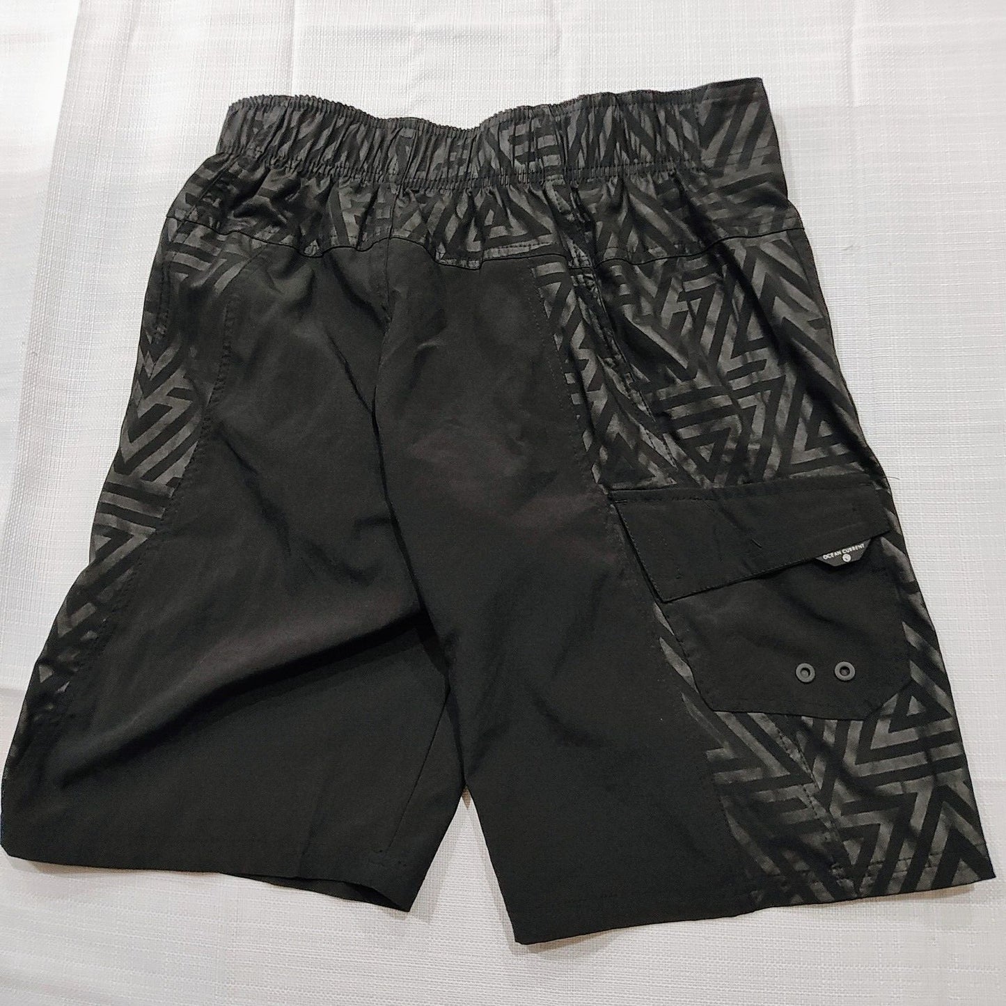 Ocean Current Black Swimming Board Shorts Model OY1191822EFWA (Size Small)
