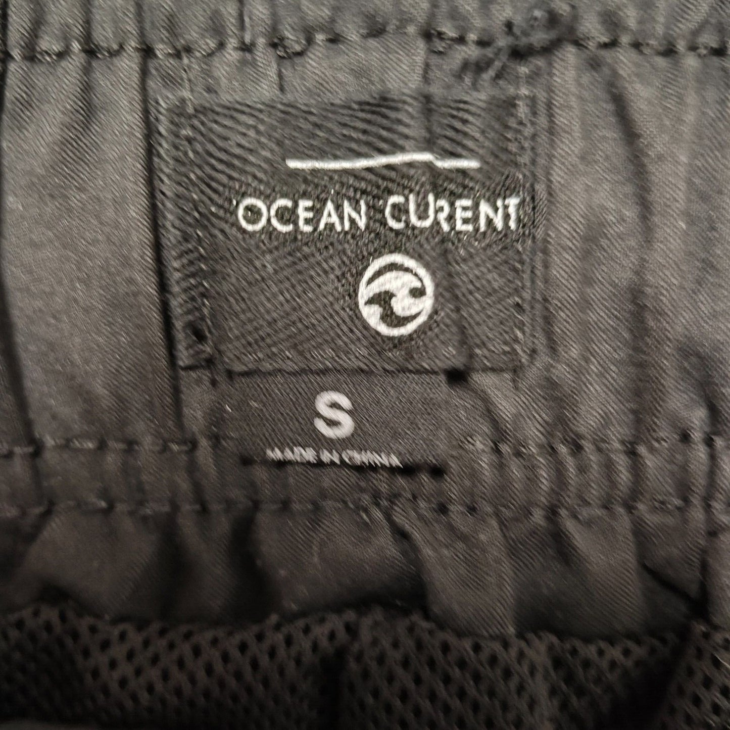 Ocean Current Black Swimming Board Shorts Model OY1191822EFWA (Size Small)