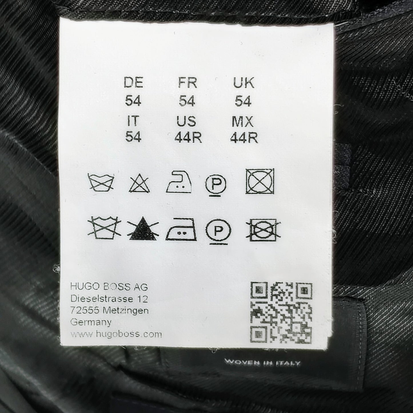 Boss Hugo Boss Reda Super 100 Charcoal Pasolini/Movie US_2 Suit Jacket (44R)