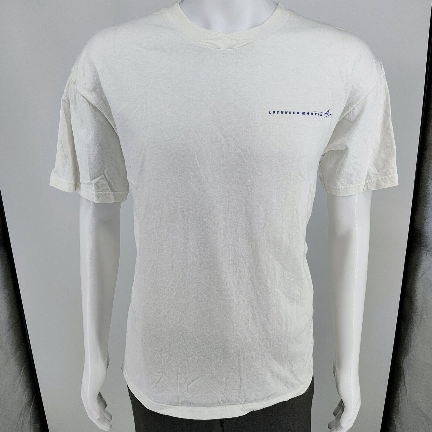 Vintage Lockheed Martin Washington DC Metro Area Hanes Beefy-T White T-Shirt (L)