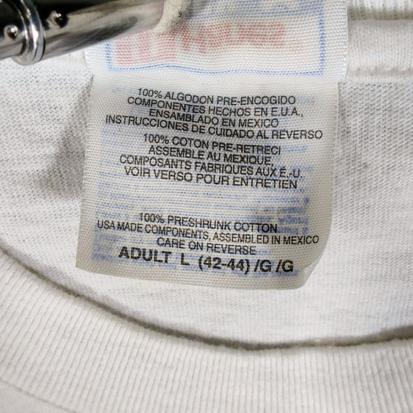 Vintage Lockheed Martin Washington DC Metro Area Hanes Beefy-T White T-Shirt (L)
