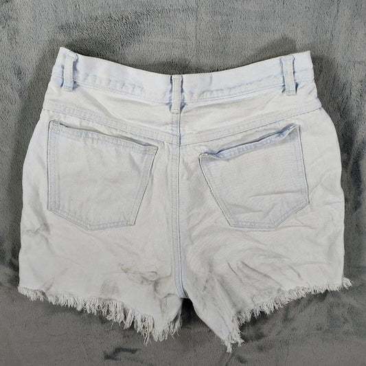 Vintage 1990's RIO By Stephen Mardon Junior's DIY Denim Cut Off Shorts (27W)