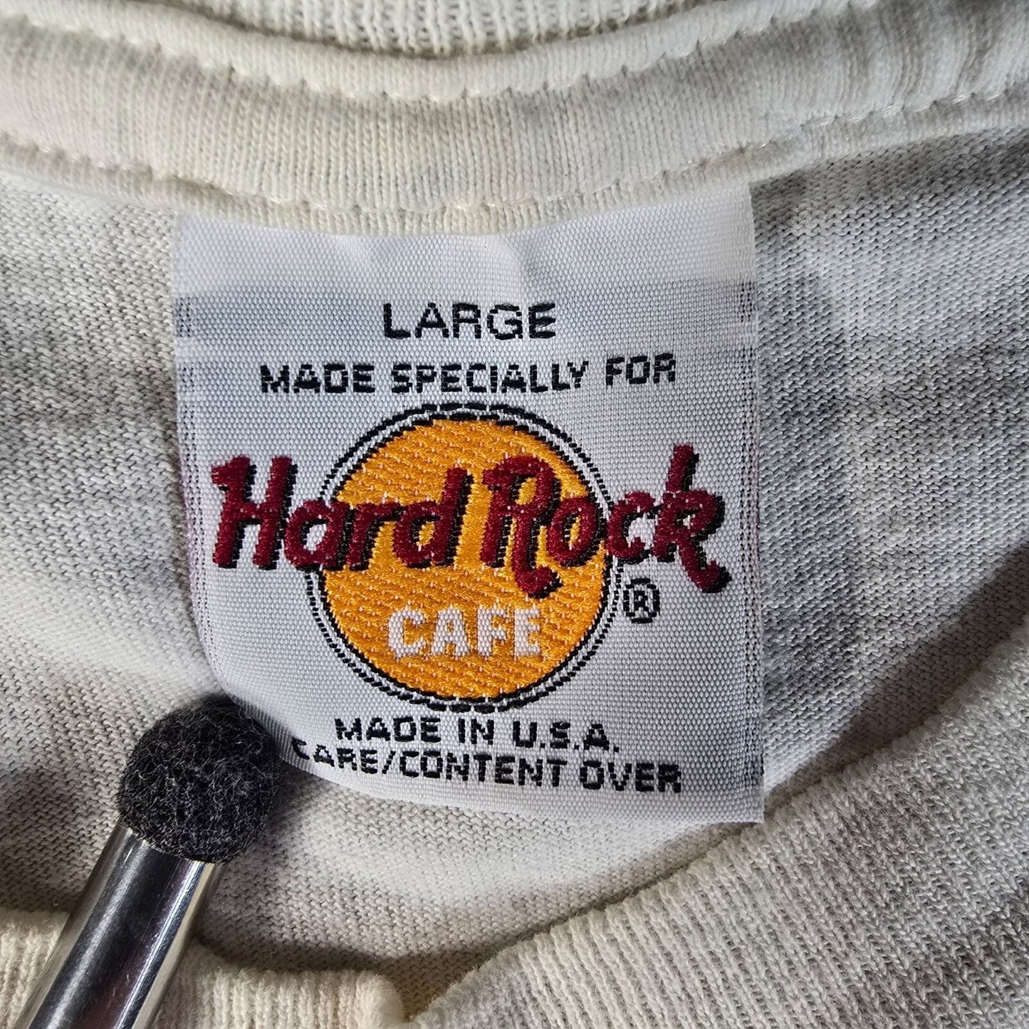 Vintage Y2K/Early 2000s Hard Rock Cafe New York Made in USA White T-Shirt (L)