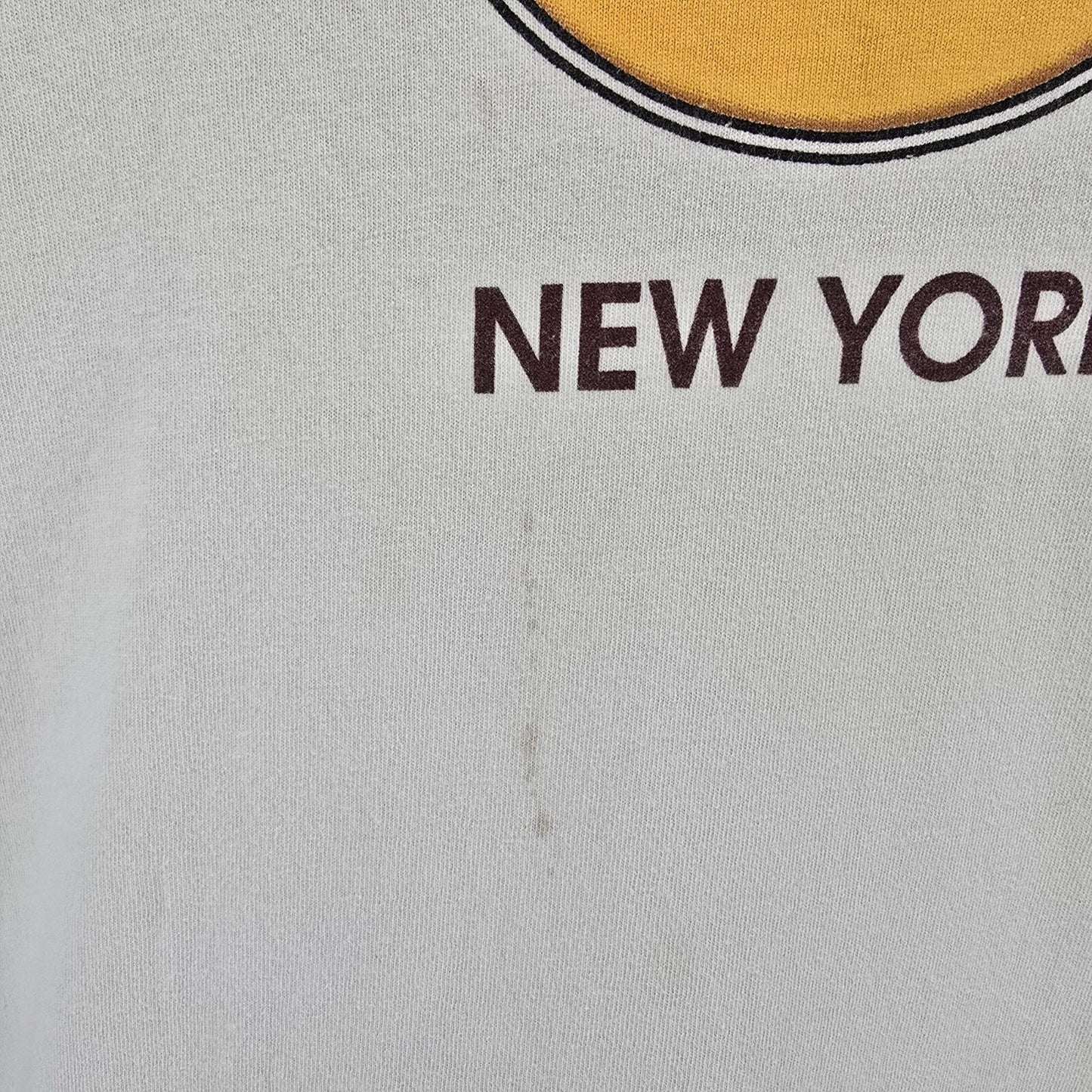 Vintage Y2K/Early 2000s Hard Rock Cafe New York Made in USA White T-Shirt (L)