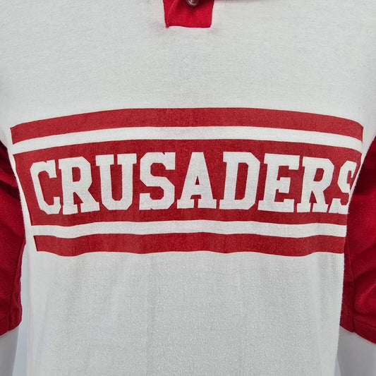 Vintage 1980s St. Henry High School Crusaders Class of 1983 Raglan T-Shirt (S)
