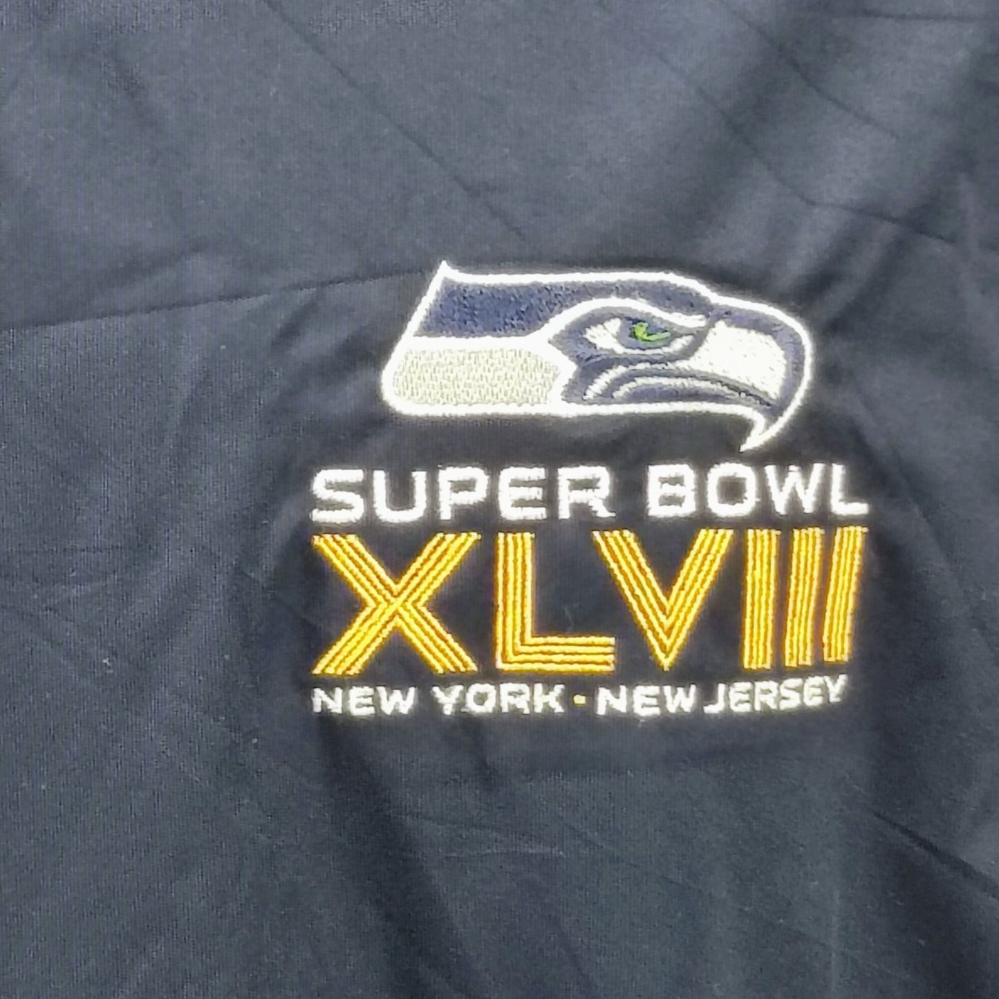 Antigua NFL Seattle Seahawks Super Bowl XLVIII 2014 Pullover Jacket (L)