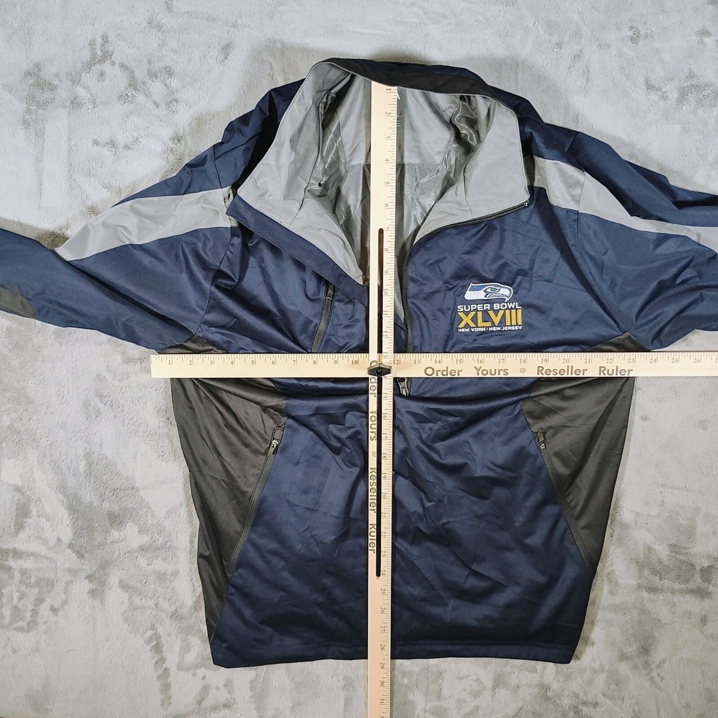 Antigua NFL Seattle Seahawks Super Bowl XLVIII 2014 Pullover Jacket (L)