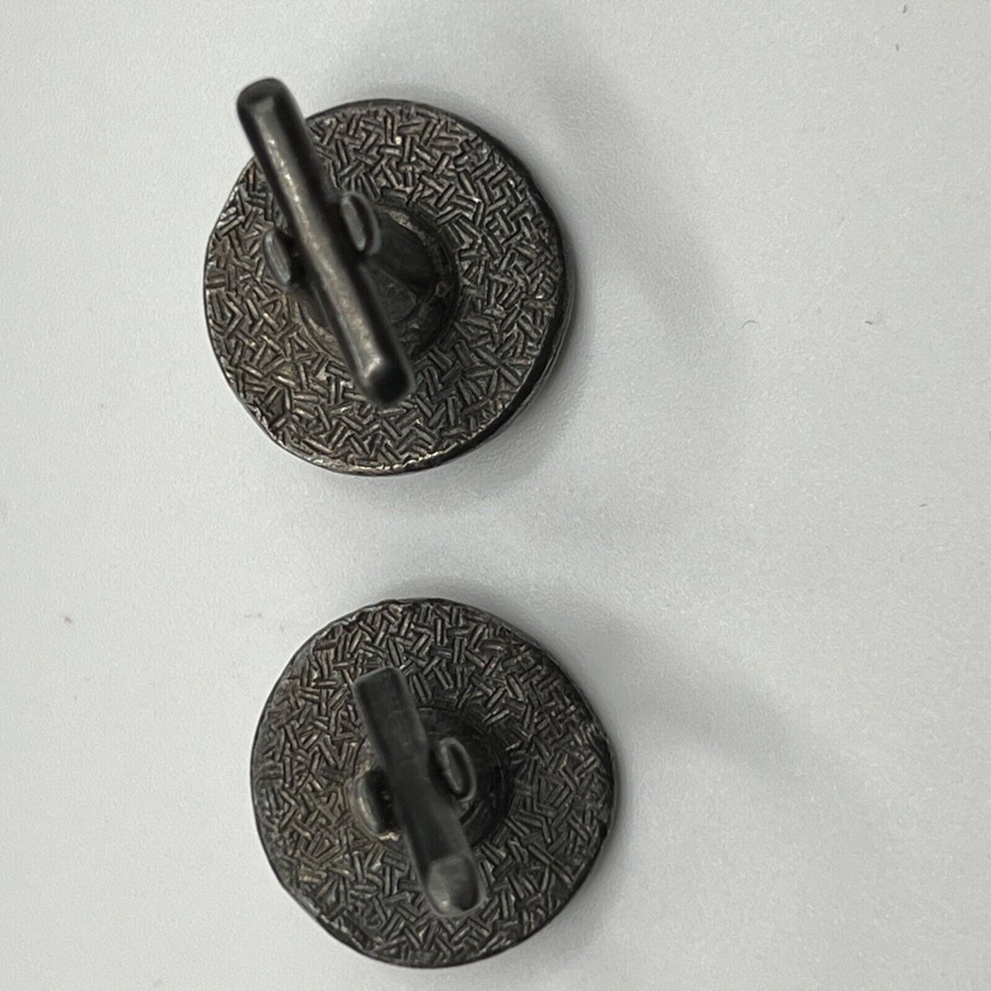 Vintage Unbranded Confucius in Chains Silver Tone Cufflinks
